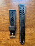 Bracelet Rallye Prestige en cuir noir