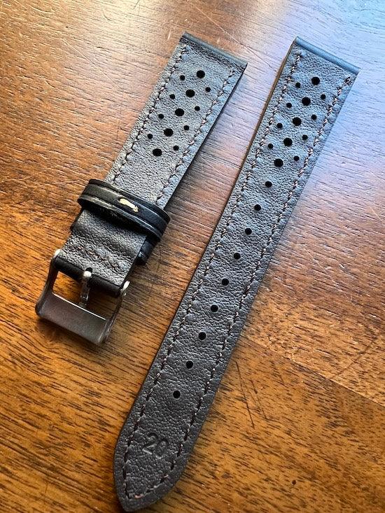 Bracelet Rallye Prestige en cuir noir