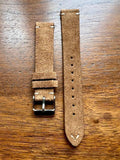 Bracelet Vintage Suédé marron noisette - Vinty Watches