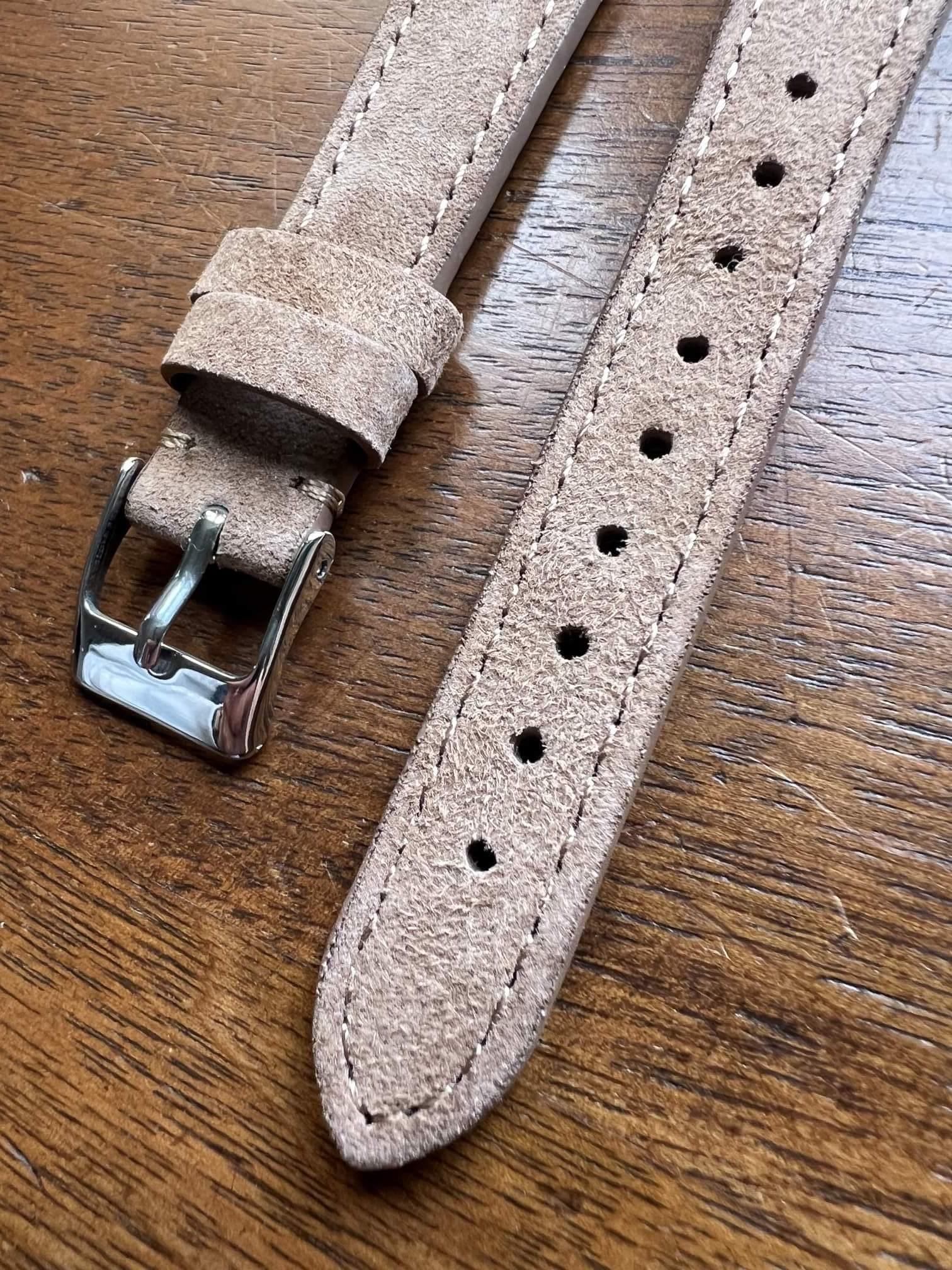 Bracelet Minimal Suédé beige - Vinty Watches