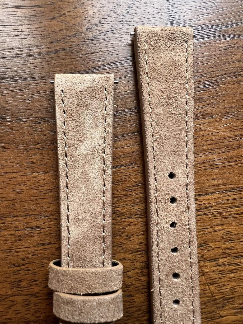 Bracelet Minimal Suédé beige - Vinty Watches