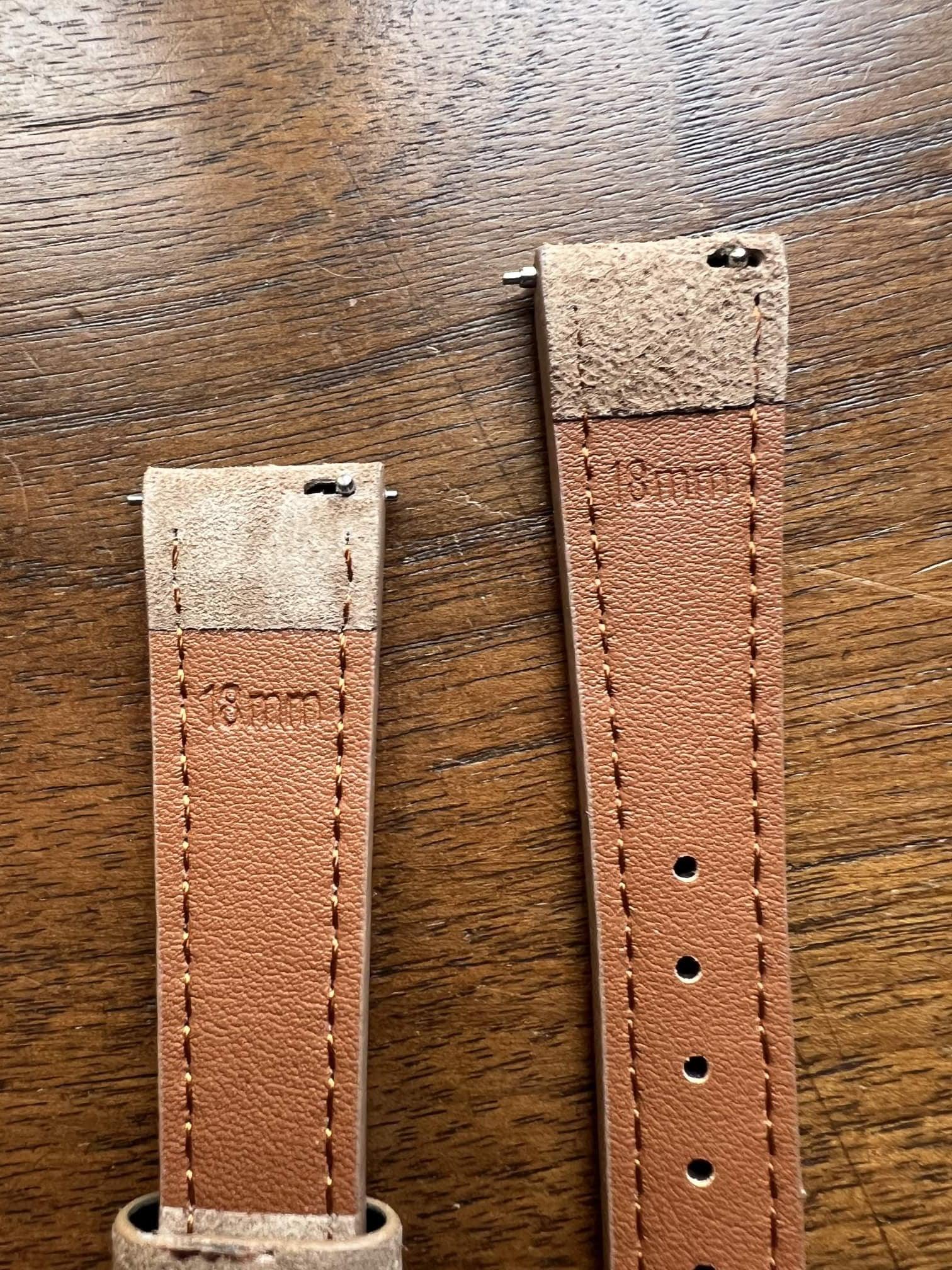 Bracelet Minimal Suédé beige - Vinty Watches