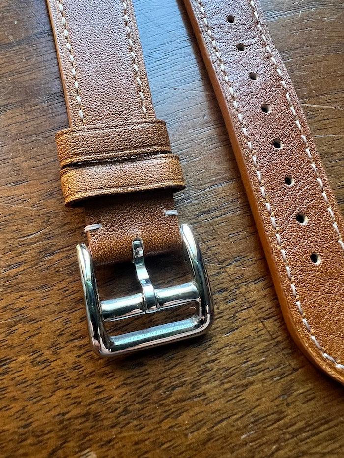 Bracelet simili-cuir façon vachette gold - Vinty Watches