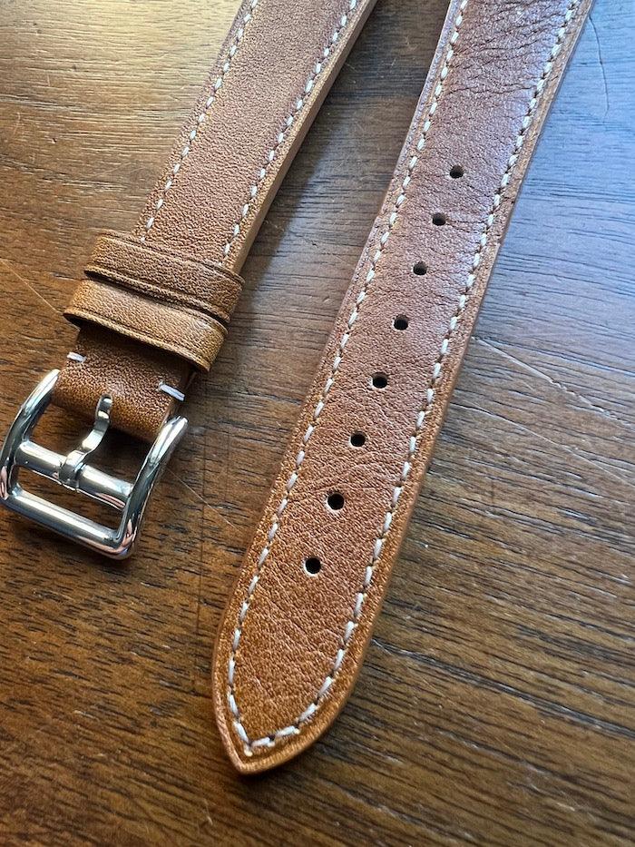 Bracelet simili-cuir façon vachette gold - Vinty Watches