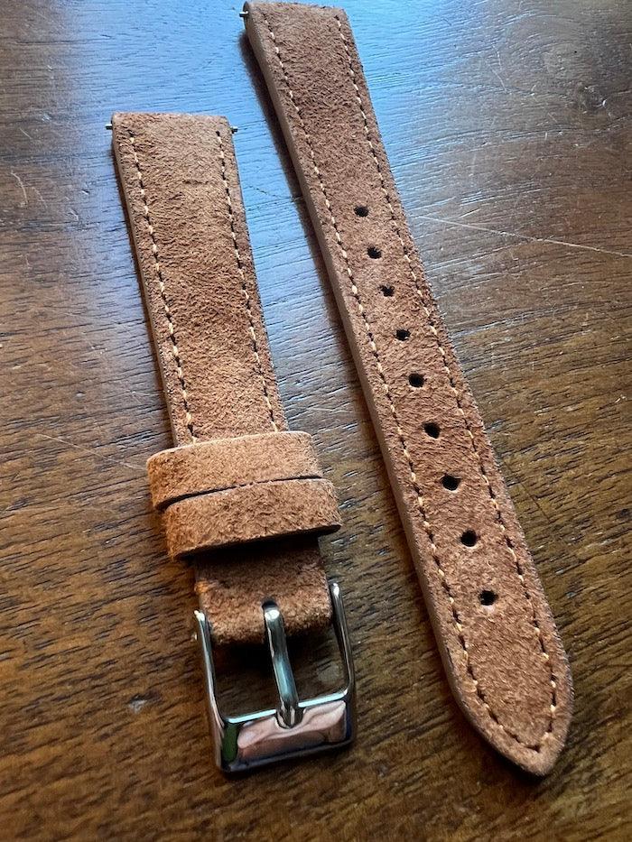 Bracelet Minimal Suédé noisette - Vinty Watches