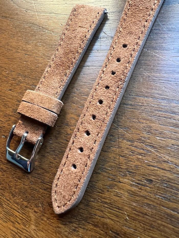 Bracelet Minimal Suédé noisette - Vinty Watches