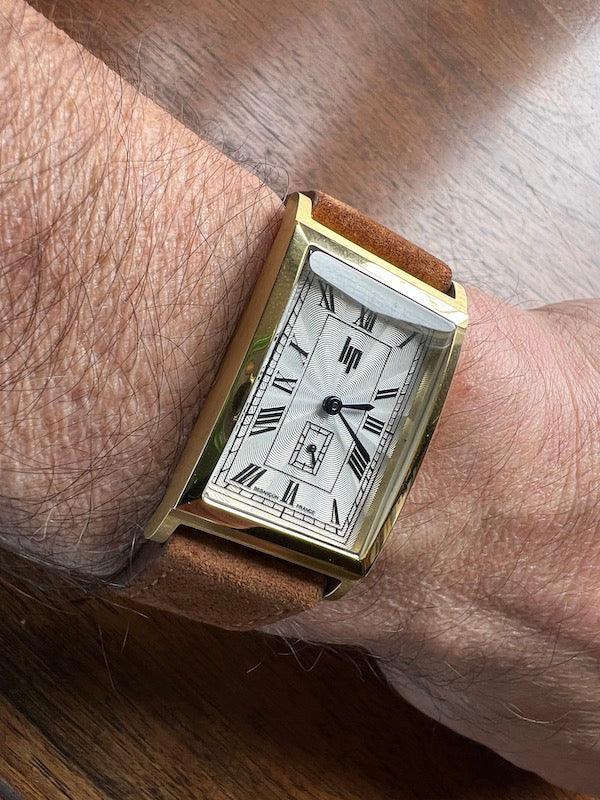 Bracelet Minimal Suédé noisette - Vinty Watches