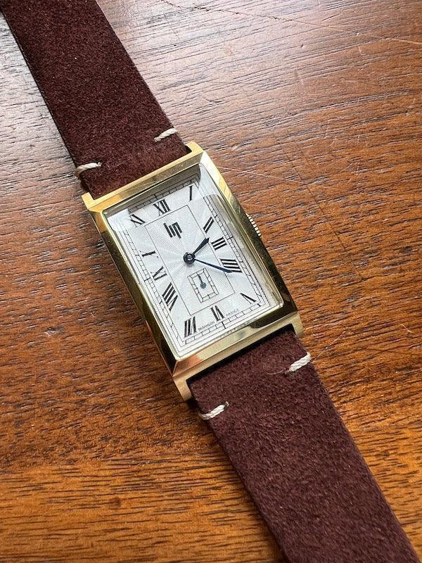 Bracelet Vintage Suédé marron chocolat - Vinty Watches