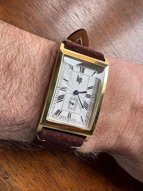 Bracelet Vintage Suédé marron chocolat - Vinty Watches