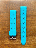 Bracelet tropical silicone bleu turquoise - Vinty Watches
