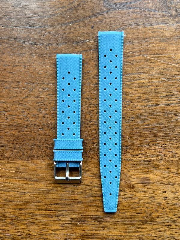 Bracelet tropical silicone bleu ardoise - Vinty Watches