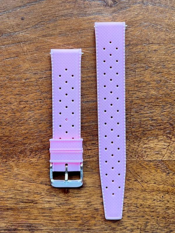 Bracelet tropical silicone rose - Vinty Watches