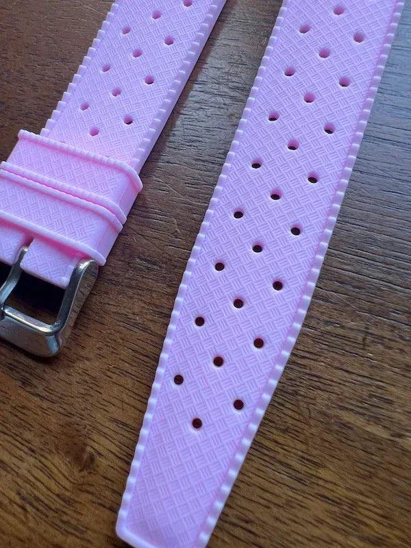 Bracelet tropical silicone rose - Vinty Watches