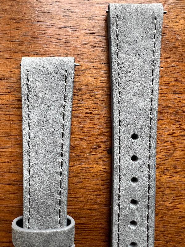 Bracelet Minimal Suédé gris - Vinty Watches