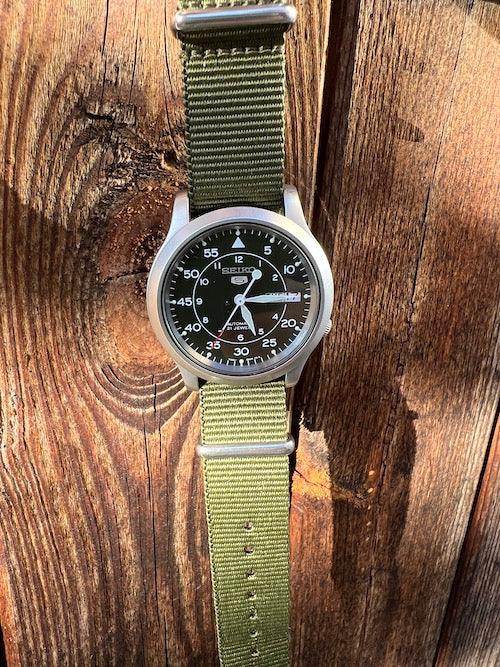 Bracelet NATO en nylon balistique vert