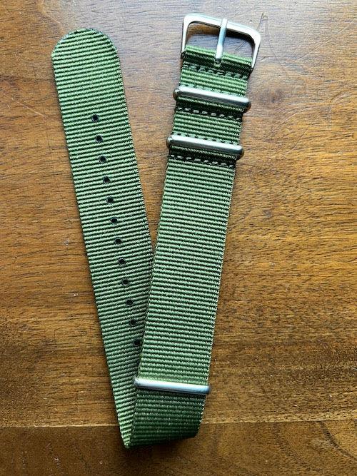 Bracelet NATO en nylon balistique vert
