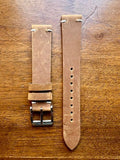 Bracelet Rustic Trek en cuir façon vieilli marron clair