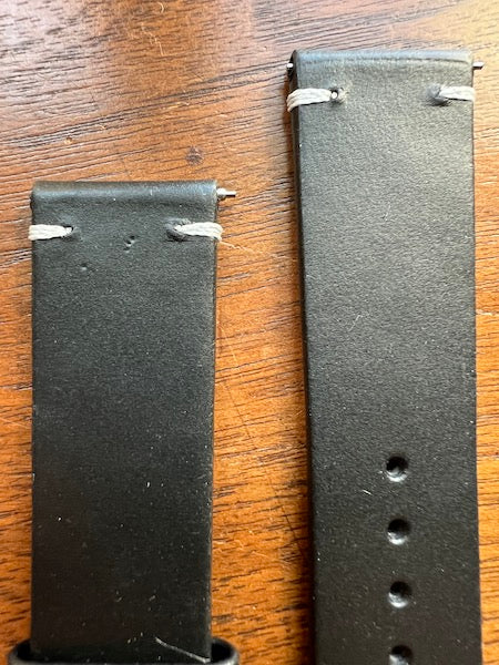 Bracelet Héritage en cuir noir