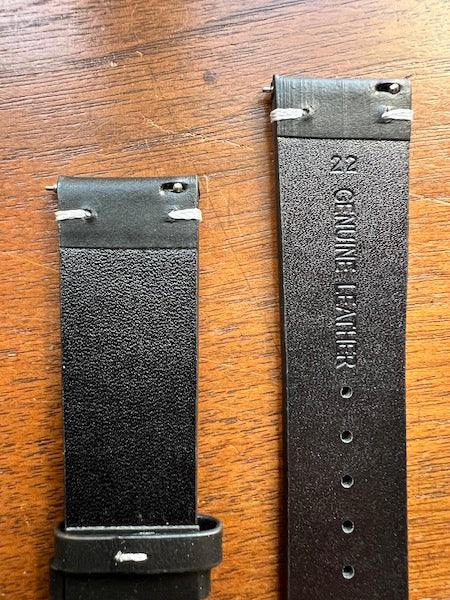 Bracelet Héritage en cuir noir