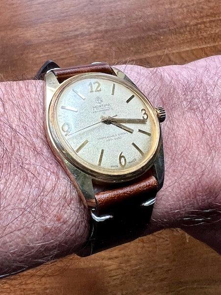 Bracelet Héritage en cuir marron foncé