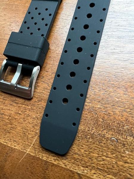 Bracelet plongeuse en silicone noir