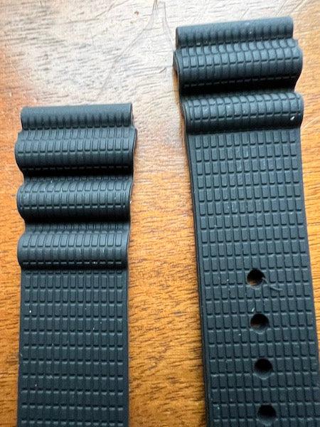 Bracelet plongeuse en silicone noir