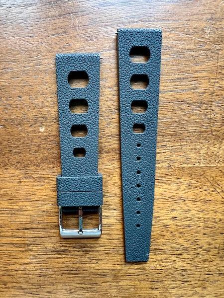 Bracelet tropical rubber pilote noir profond